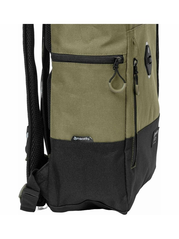 Meatfly Rucsac Meatfly Holler Olivine 28 L | Negru | Volum 28 L