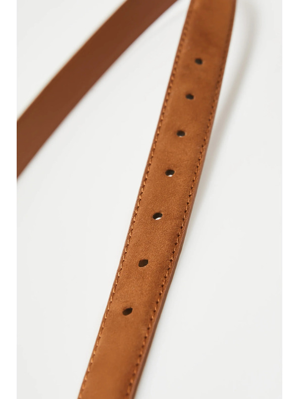 Moodo Curea maro pentru femei cu detalii aurii Moodo