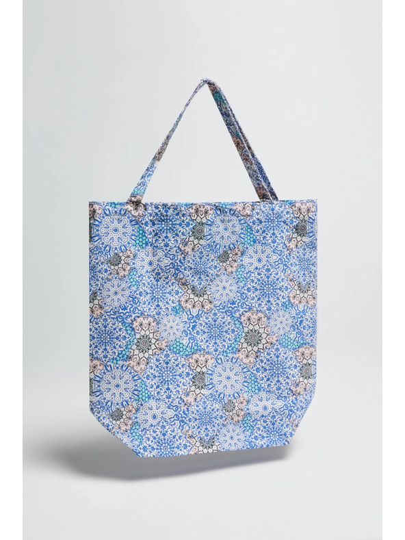 Moodo Geantă din bumbac albastru deschis