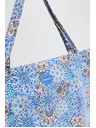 Moodo Geantă din bumbac albastru deschis