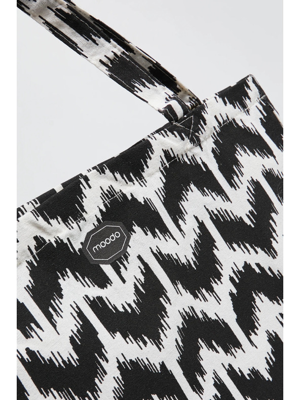 Moodo Geantă din bumbac cu model