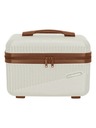 Travelite Trusă cosmetică Travelite Bali Beautycase Alb/coniac