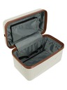 Travelite Trusă cosmetică Travelite Bali Beautycase Alb/coniac