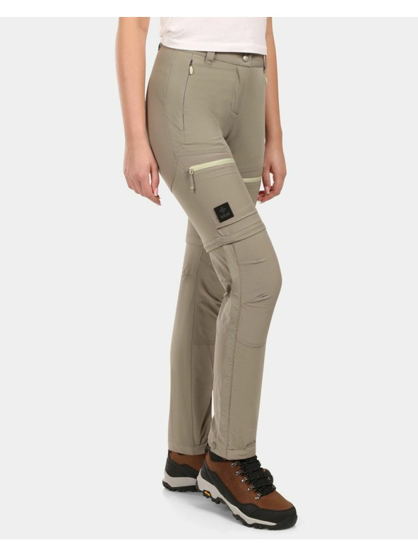Kilpi Pantaloni outdoor Kilpi HOSIO-W Khaki pentru femei