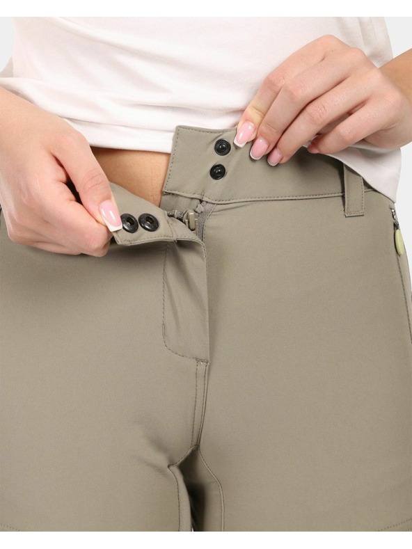 Kilpi Pantaloni outdoor Kilpi HOSIO-W Khaki pentru femei