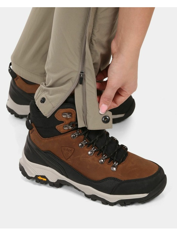 Kilpi Pantaloni outdoor Kilpi HOSIO-W Khaki pentru femei
