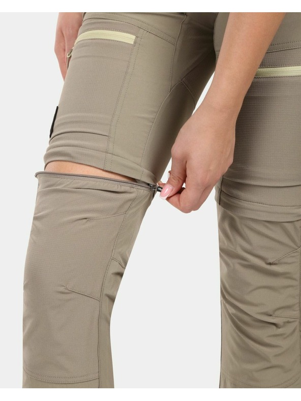 Kilpi Pantaloni outdoor Kilpi HOSIO-W Khaki pentru femei