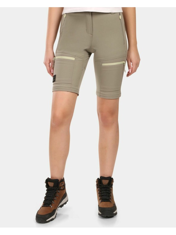 Kilpi Pantaloni outdoor Kilpi HOSIO-W Khaki pentru femei