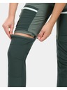 Kilpi Pantaloni de exterior detașabili pentru femei Kilpi HOSIO-W Verde închis