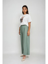Moodo Pantaloni Moodo pentru femei - verzi