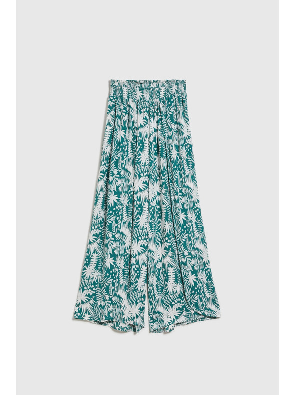 Moodo Pantaloni largi pentru femei cu despicături