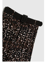 Moodo Pantaloni leopard Moodo pentru femei - maro