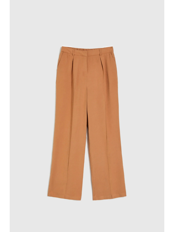 Moodo Pantaloni Moodo pentru femei - camel