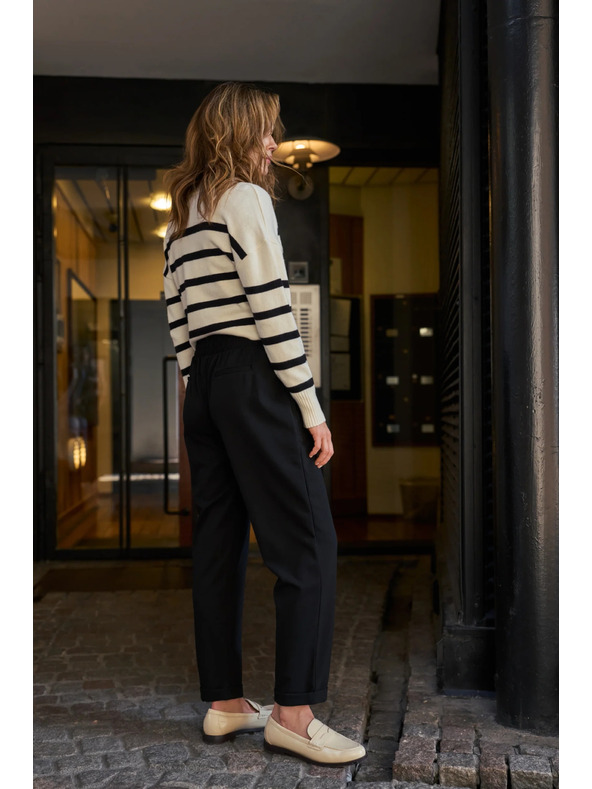 Moodo Pantaloni de damă negri Moodo