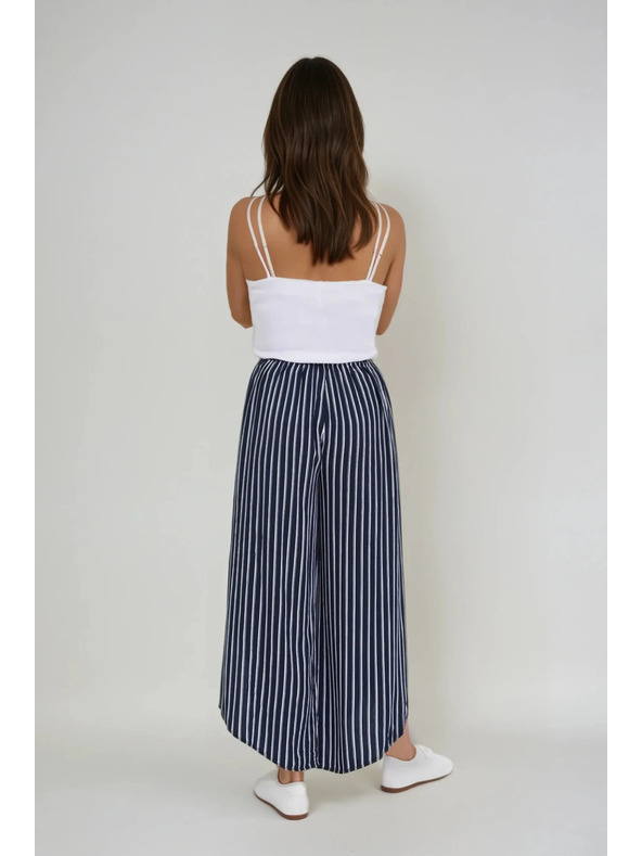 Moodo Pantaloni asimetrici pentru femei cu despicături