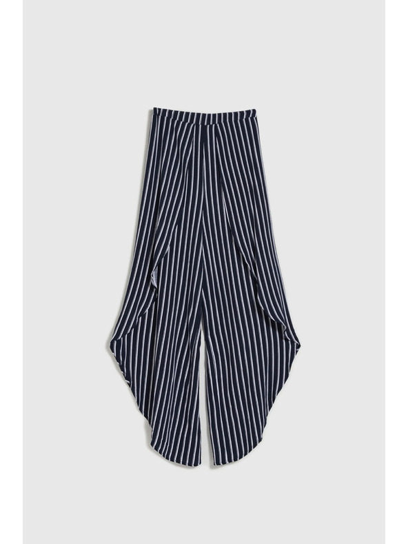 Moodo Pantaloni asimetrici pentru femei cu despicături