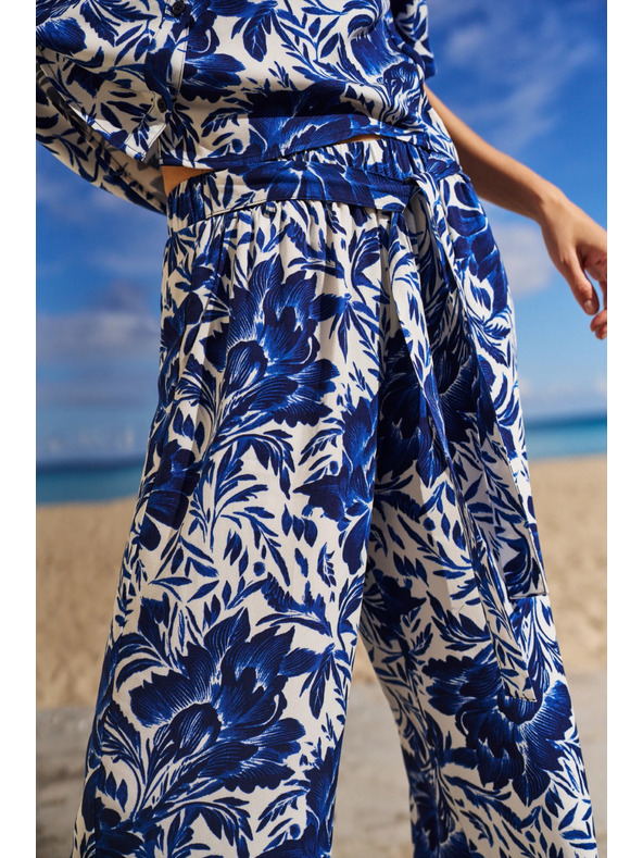 Moodo Pantaloni pentru femei Moodo - albastru