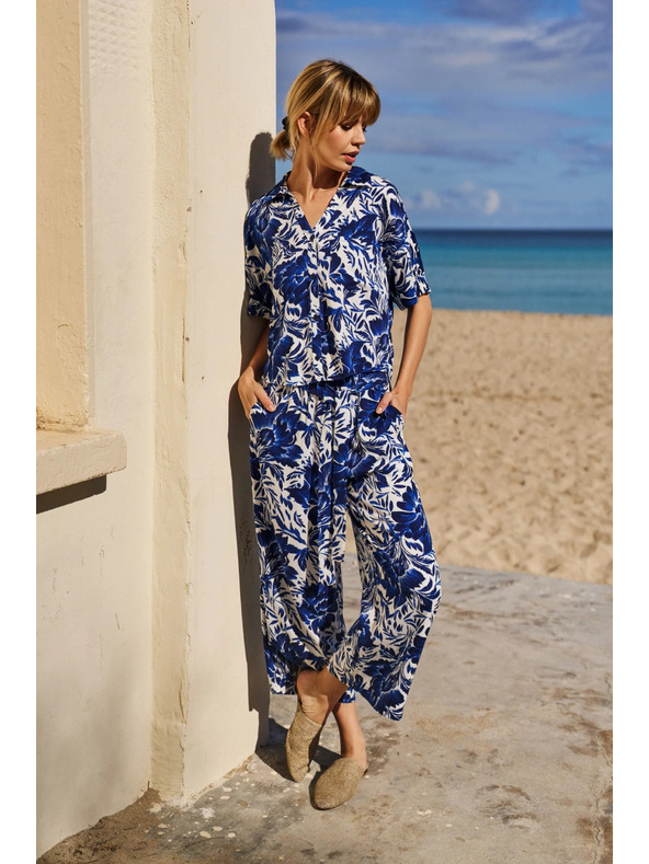 Moodo Pantaloni pentru femei Moodo - albastru