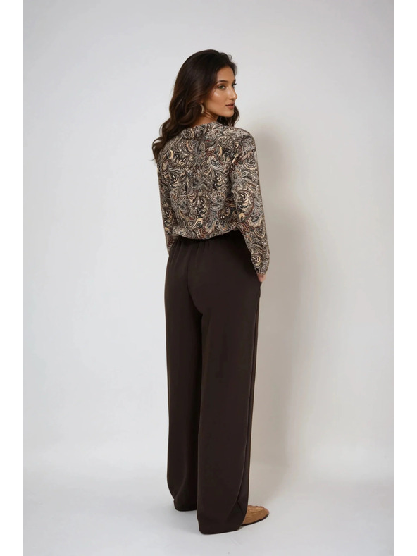 Moodo Pantaloni Moodo pentru femei - maro