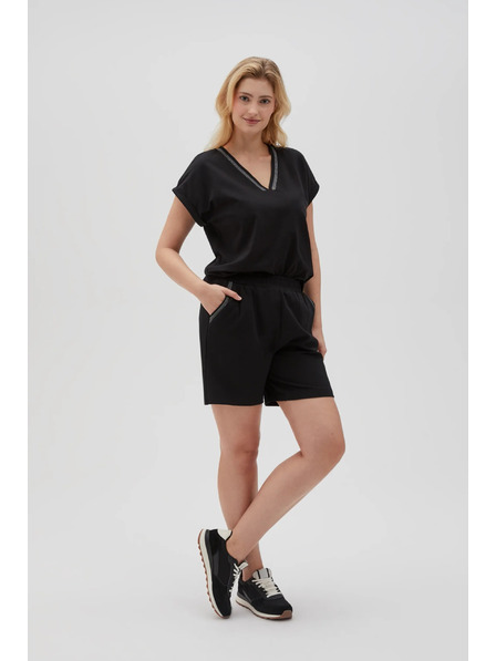 Moodo Pantaloni scurți Moodo pentru femei - negri