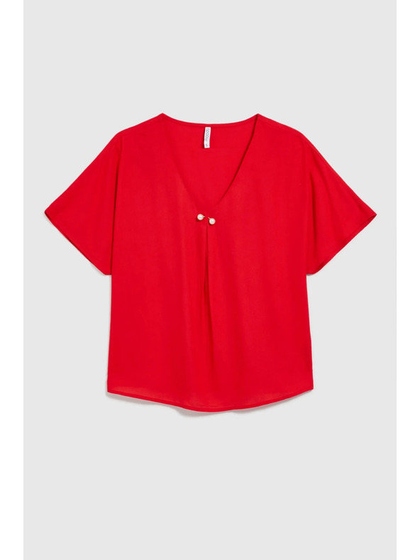 Moodo Bluză roșie lejeră