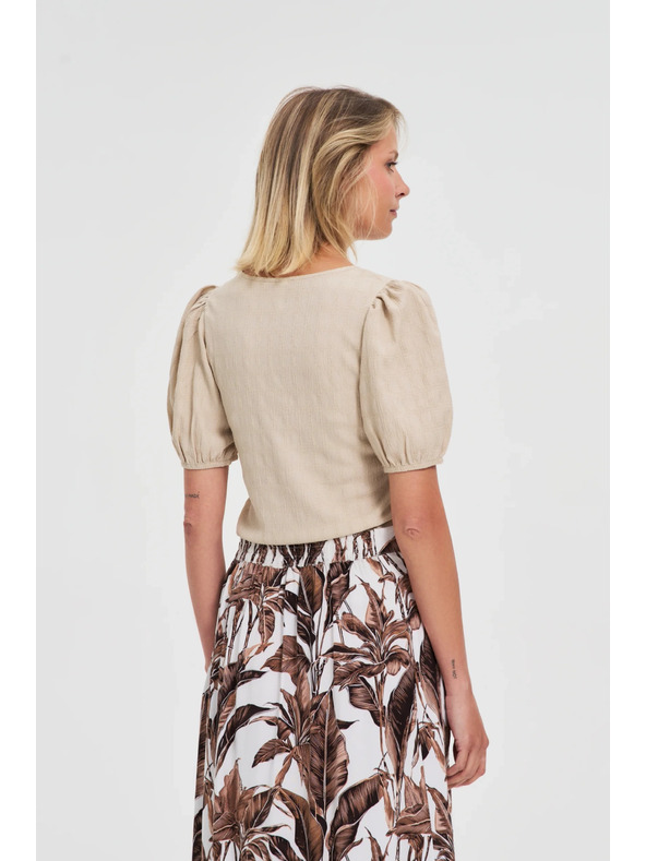 Moodo Tricou pentru femei Moodo - bej deschis