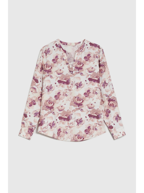 Moodo Bluză roz cu imprimeu floral Moodo