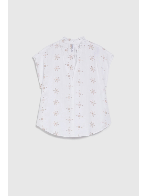 Moodo Top alb cu model