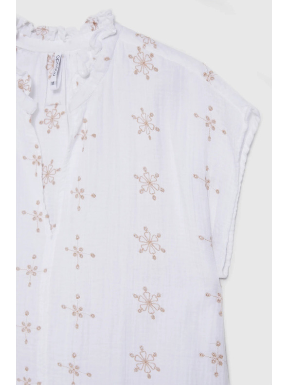 Moodo Top alb cu model