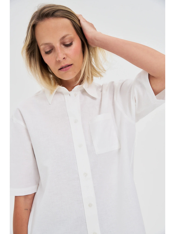 Moodo Cămașă albă pentru femei