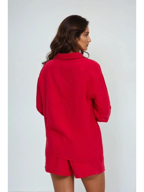 Moodo Cămașă roșie pentru femei