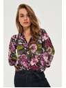 Moodo Cămașă cu imprimeu floral Moodo