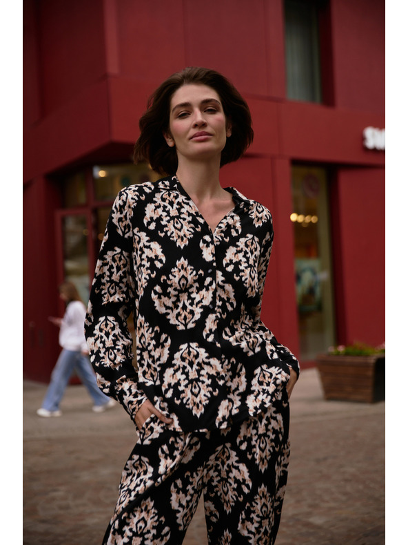 Moodo Cămașă pentru femei Moodo – neagră