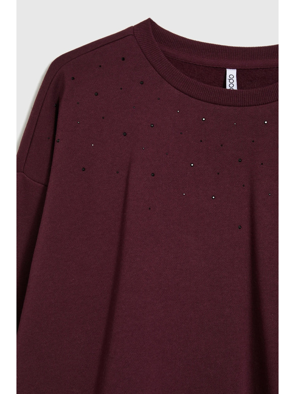 Moodo Hanorac maro tip balon Moodo