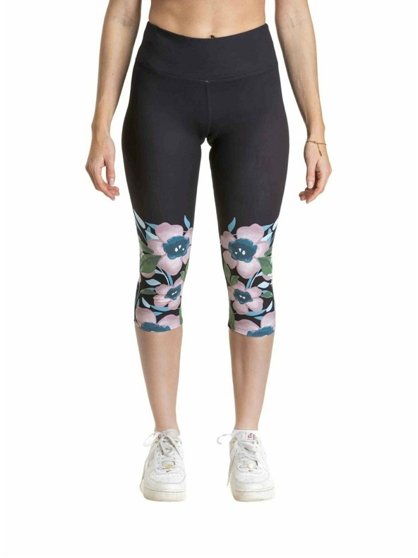 Meatfly Jambiere pentru femei Meatfly Edna Pink Flowers |