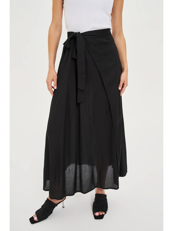 Moodo Fustă lungă damă Moodo - neagră