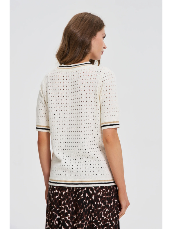 Moodo Pulover damă Moodo - culoare albă