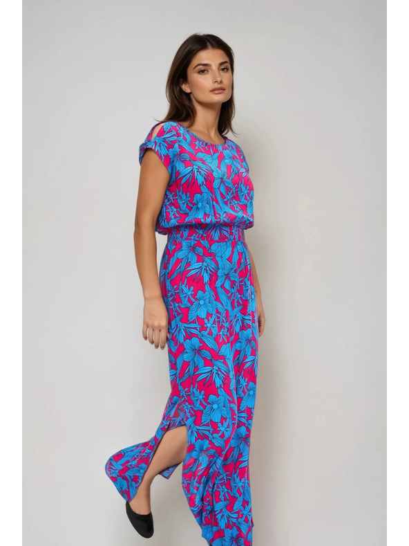 Moodo Rochie damă Moodo roz-albastră