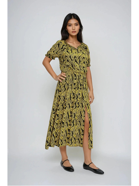 Moodo Rochie damă Moodo - galbenă