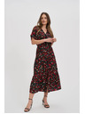 Moodo Rochie damă Moodo roșu-negru