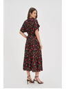 Moodo Rochie damă Moodo roșu-negru