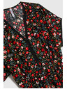 Moodo Rochie damă Moodo roșu-negru