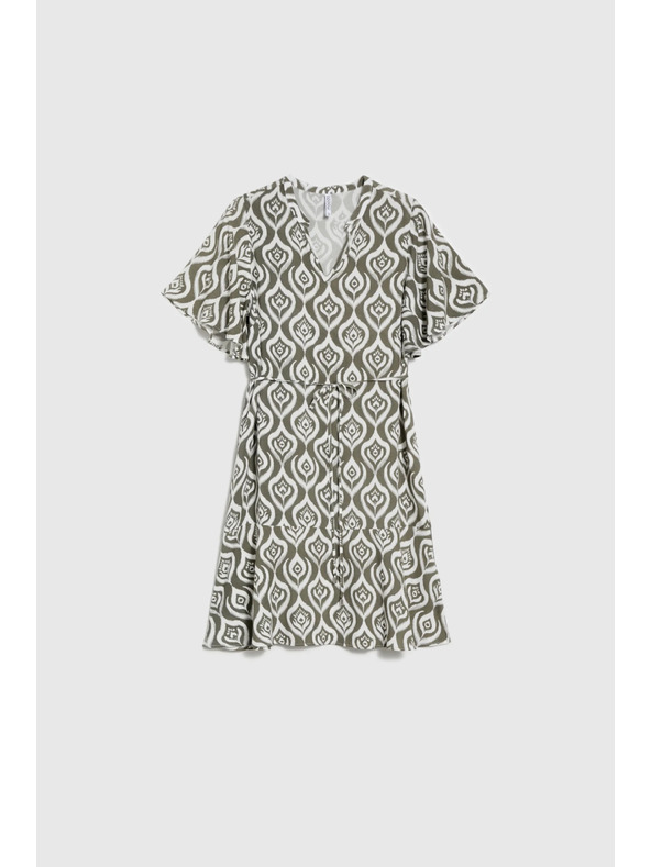 Moodo Rochie largă cu imprimeu Moodo pentru femei