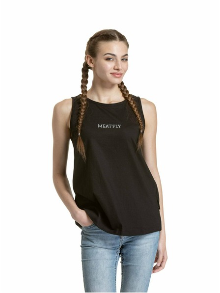 Meatfly Top Hailey Black / White pentru femei Meatfly