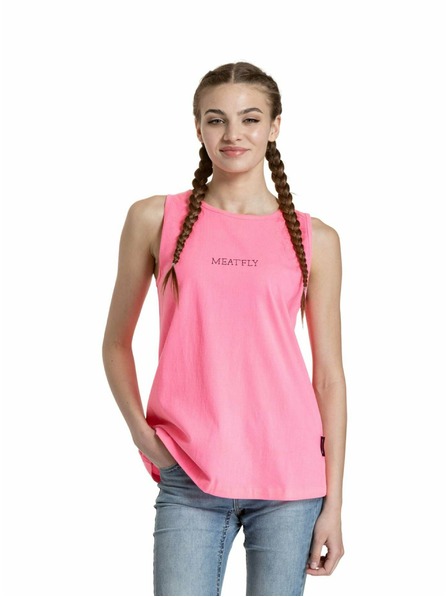 Meatfly Top Hailey Neon Pink pentru femei Meatfly