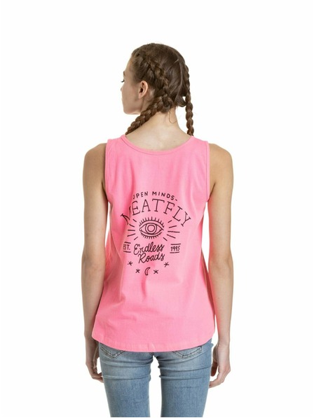 Meatfly Top Hailey Neon Pink pentru femei Meatfly