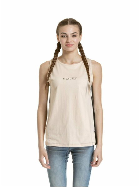 Meatfly Top Hailey Tapioca / Black pentru femei Meatfly