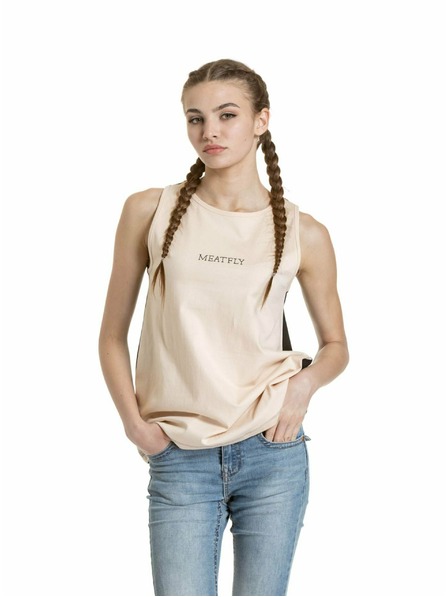 Meatfly Top Hailey Tapioca / Black pentru femei Meatfly