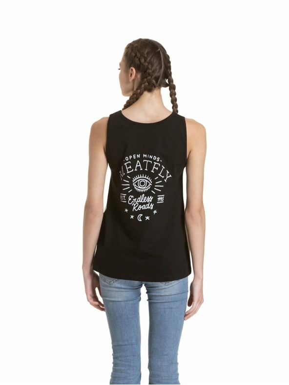 Meatfly Top Hailey Tapioca / Black pentru femei Meatfly