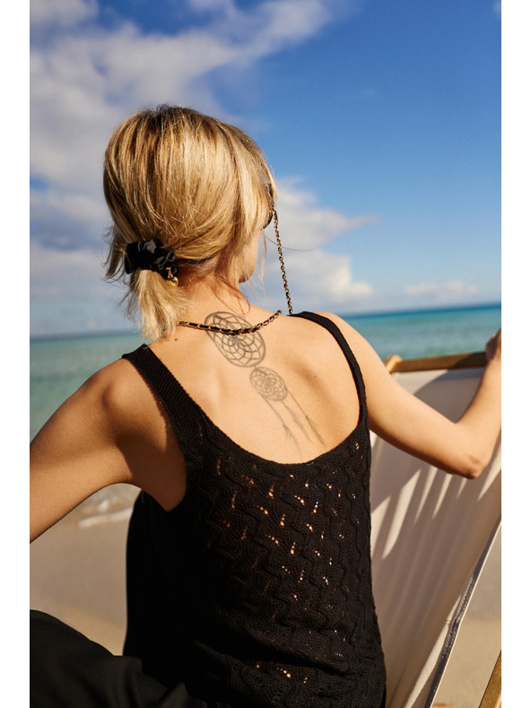 Moodo Top transparent pentru femei